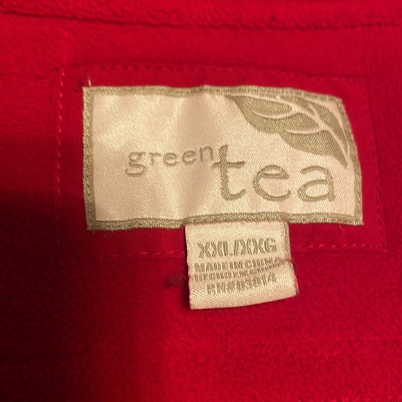 WARM! Cute ladies jacket by Green Tea Cute stitching and elbow patches - Picture 3 of 10